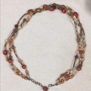 Beaded belt with clasp